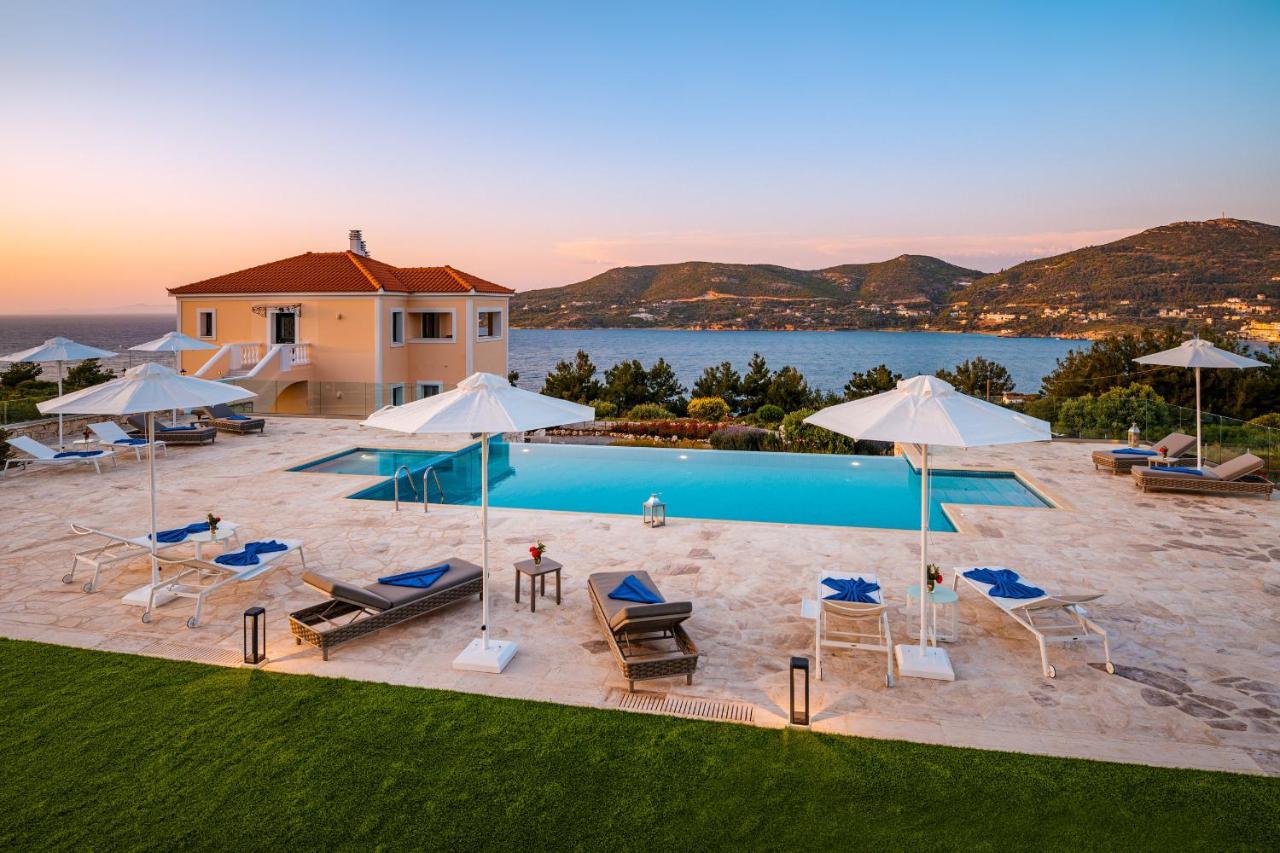 Grand View Villas Agia Markella Bagian luar foto